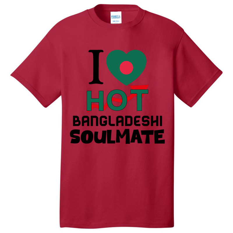 I Love My Hot Bangladeshi Soulmate - Cute Bangladesh Couples Romantic  Basic T-shirt by cm-arts | Artistshot