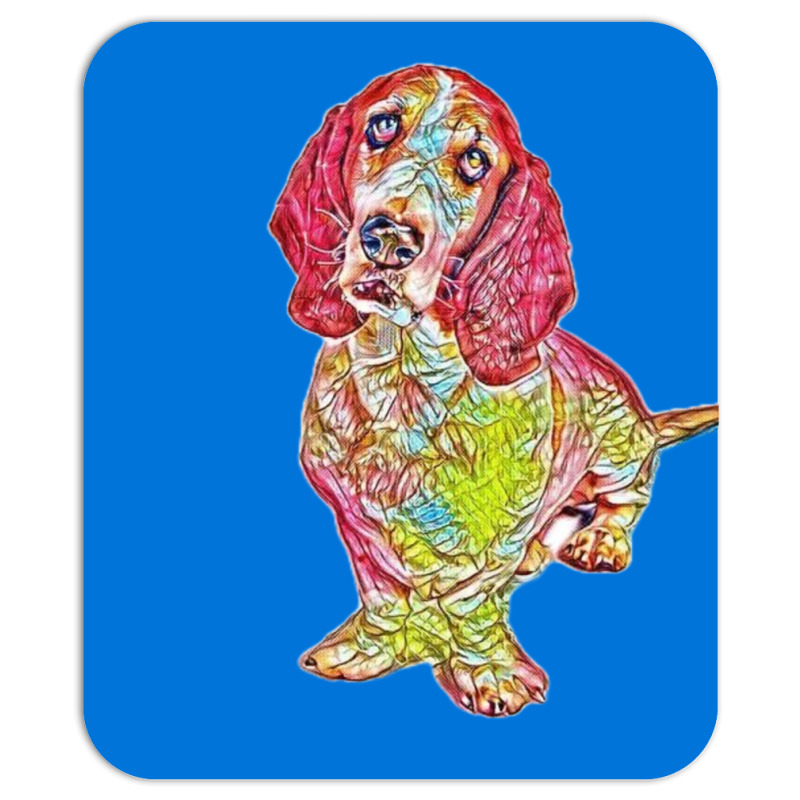 A Purebred Basset Hound Dog S Mousepad | Artistshot