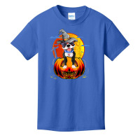 Boston Terrier Dogs Halloweens Basic Youth T-shirt | Artistshot