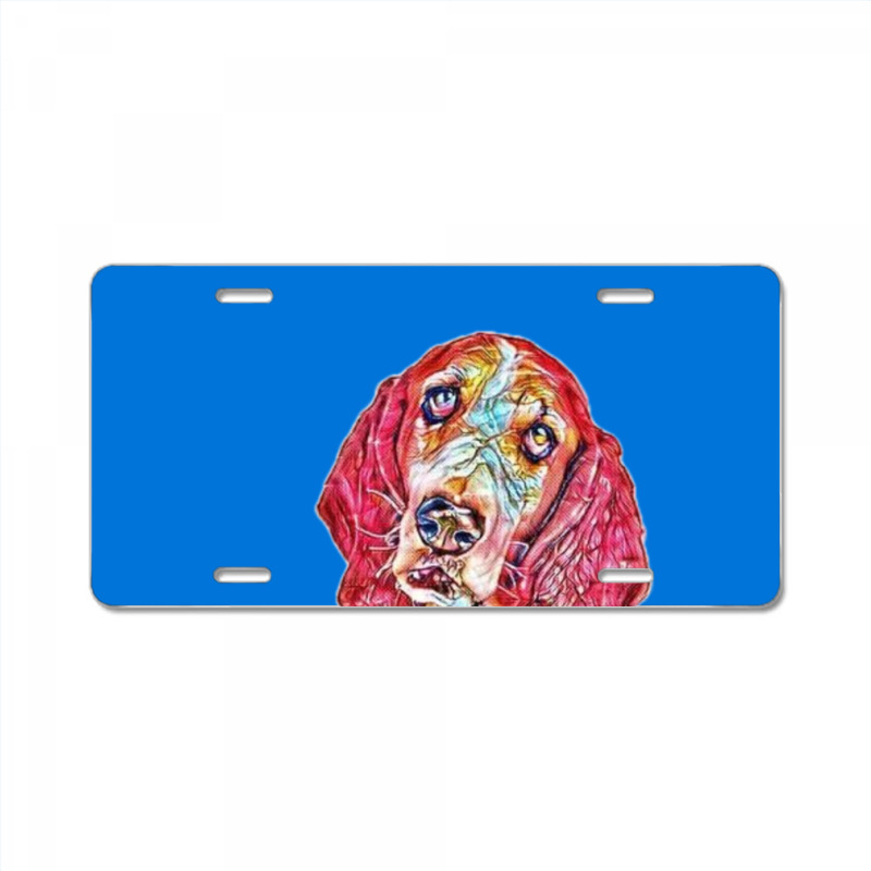 A Purebred Basset Hound Dog S License Plate | Artistshot