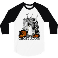 Ghost Alone 3/4 Sleeve Shirt | Artistshot