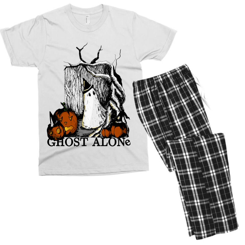 Ghost Alone Men's T-shirt Pajama Set | Artistshot