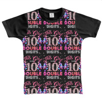 10th Birthday This Girl Is Now 10 Double Digits Graphic Youth T-shirt | Artistshot