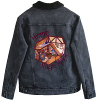 Home Magic Home Unisex Sherpa-lined Denim Jacket | Artistshot