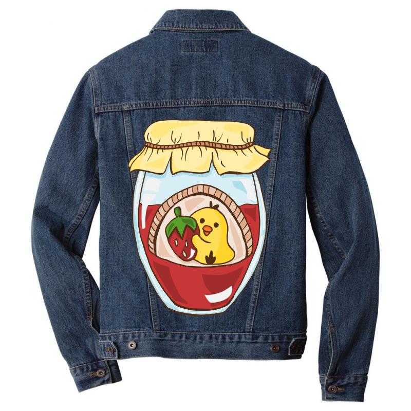 Cute Strawberry Jam Men Denim Jacket | Artistshot