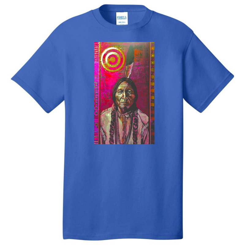 Sitting Bull Basic T-shirt | Artistshot