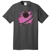 Ripped Ukulele Pink Color Basic T-shirt | Artistshot