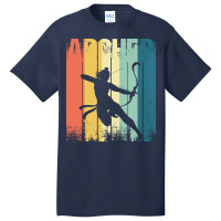 Archery Bowman Archers Arrows Bows Target Shooting Gift Vintage Archer Basic T-shirt | Artistshot