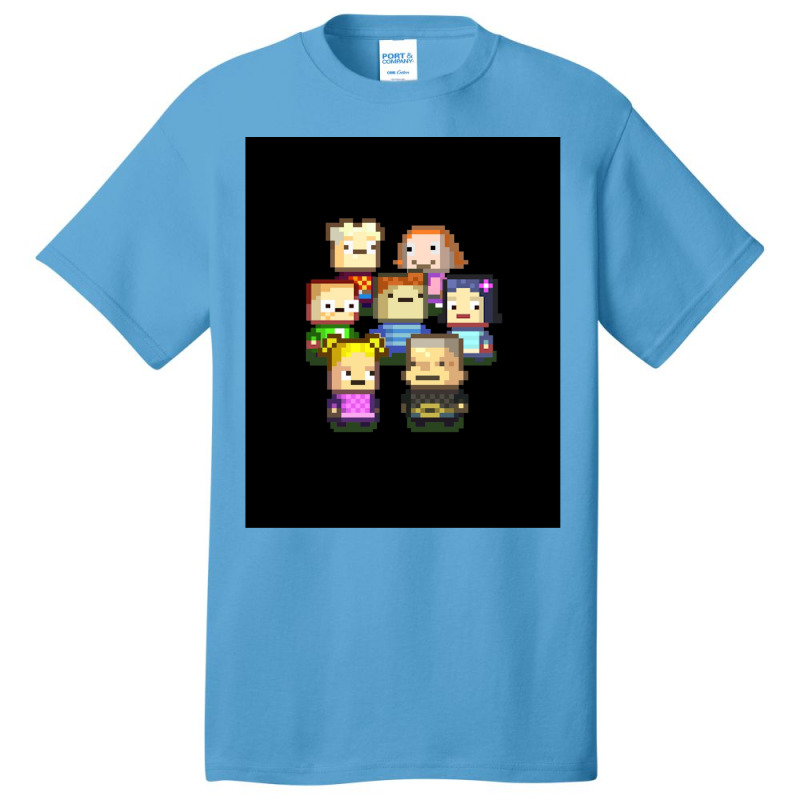 Graphic Kindergarten Game Characters Art Png Basic T-shirt by cm-arts | Artistshot