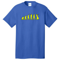 Evolution Timeline Singer Female Yellow Design 1 Basic T-shirt | Artistshot