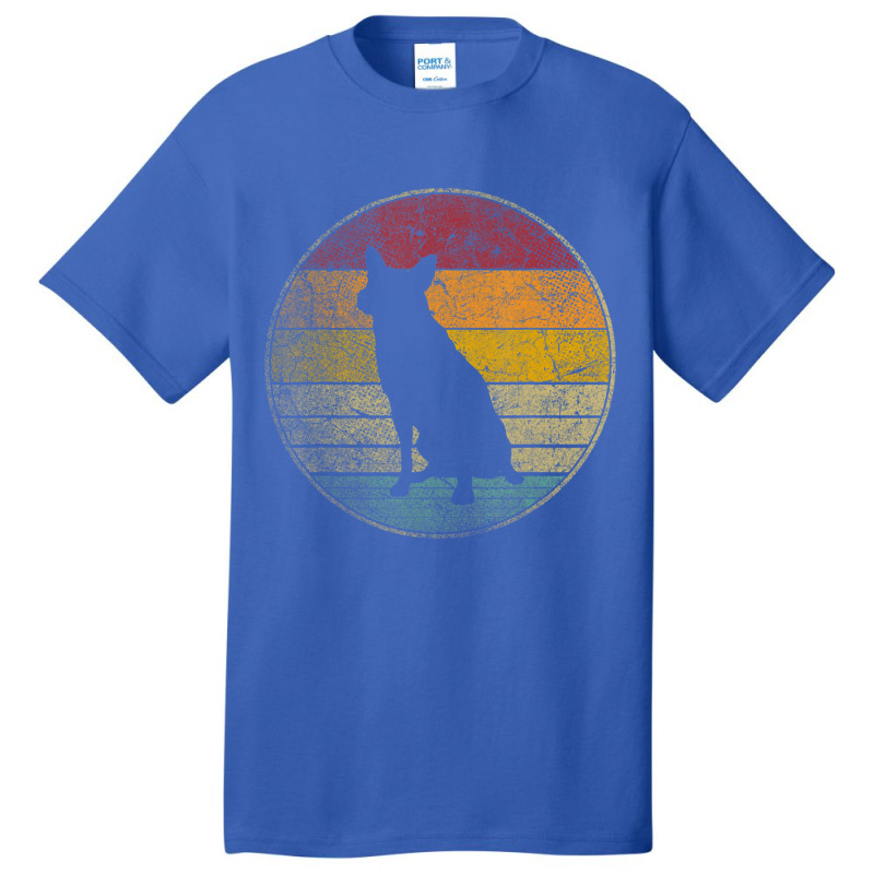 Australian Cattle Dog Gif Retro Style Vintage 70s 80s Basic T-shirt by cm-arts | Artistshot