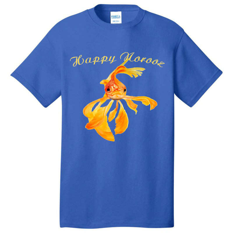 Happy Norooz Persian New Year Goldfish Isolated Basic T-shirt by DHEERAJGOODWIN | Artistshot