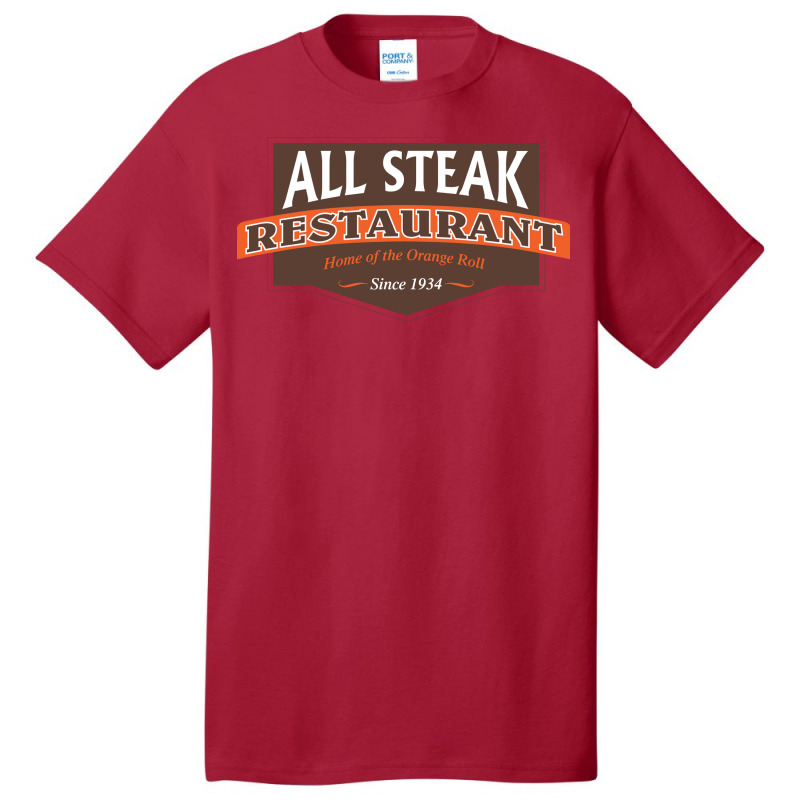 All Steak Basic T-shirt by aqdu | Artistshot