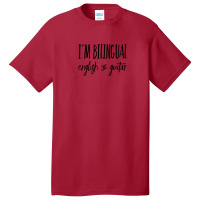 I'm Bilingual English And Guitar Basic T-shirt | Artistshot