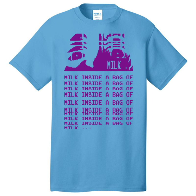 Milk Inside A Bag Of Milk Basic T-shirt by kevinnichols | Artistshot