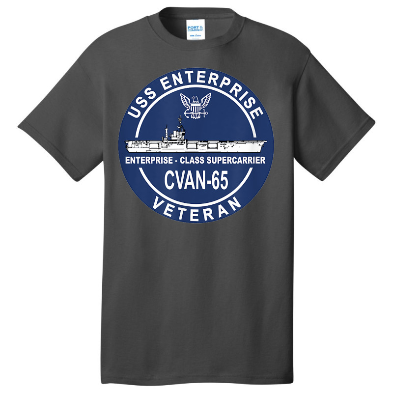 Uss Enterprise Cvan 65 Veteran T Shirt Basic T-shirt | Artistshot