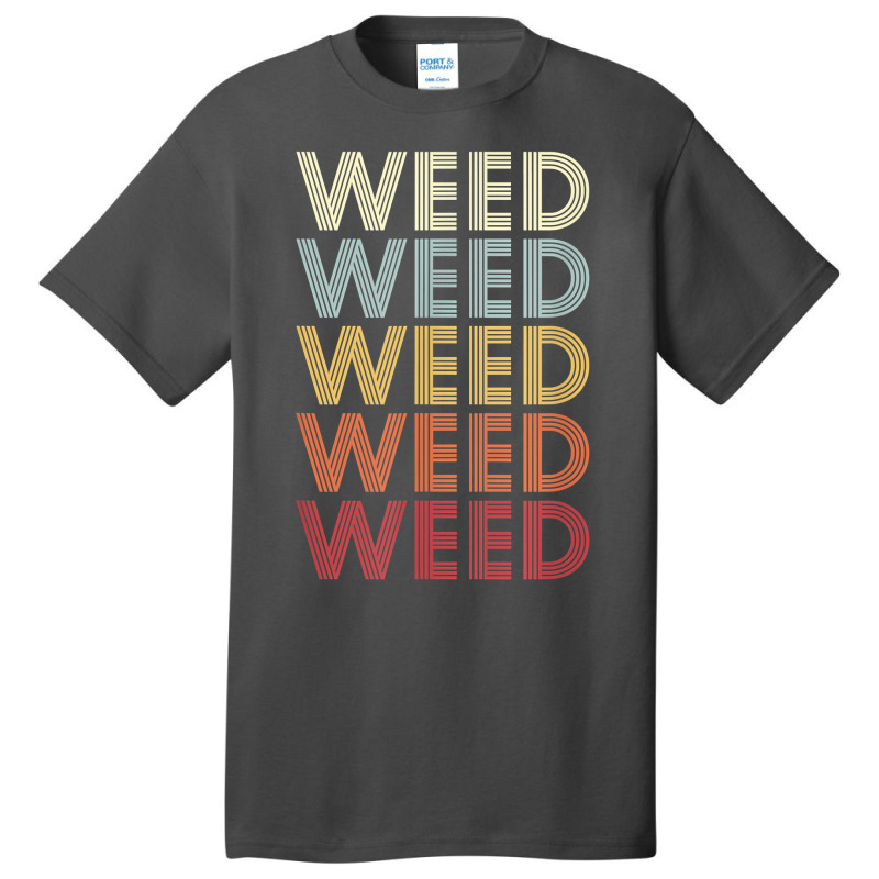 Weed California Weed Ca Retro Vintage Text T Shirt Basic T-shirt | Artistshot