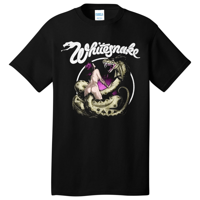 Whitesnake, Whitesnake Vinatge, Whitesnake Art, Whitesnake Painting, T Basic T-shirt | Artistshot