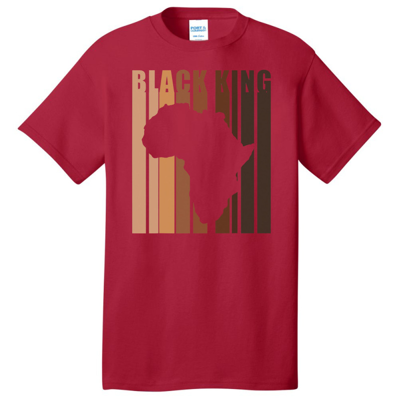 Black King Black History Month Gift Basic T-shirt | Artistshot