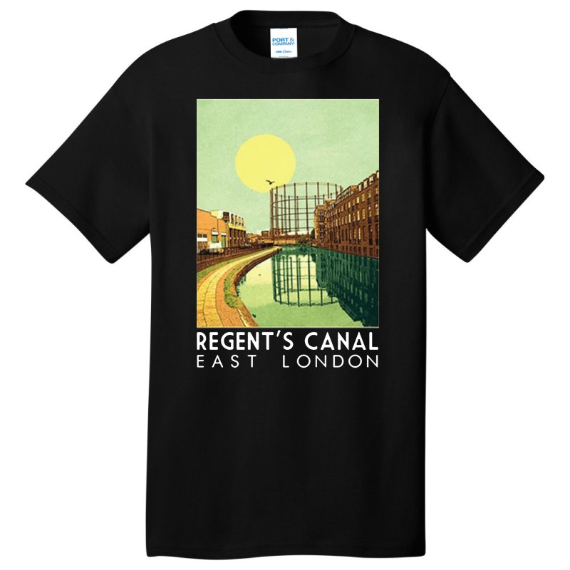 Regents Canal, Regents Canal Vintage, Regents Canal Art, Regents Canal Basic T-shirt by SHOPODI9 | Artistshot