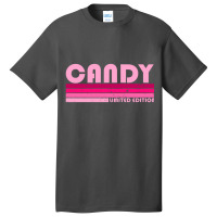 Candy Name Personalized Retro Vintage 80s 90s Birthday Basic T-shirt | Artistshot