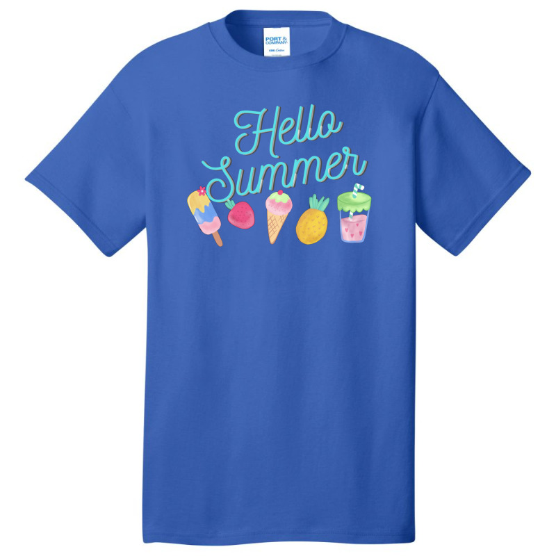 Hello Summer Tshirt 1 Basic T-shirt | Artistshot