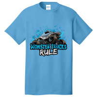 Monster Trucks Rule Basic T-shirt | Artistshot