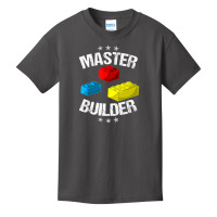 Cool Master Builder Building Blocks Men Women Basic Youth T-shirt | Artistshot