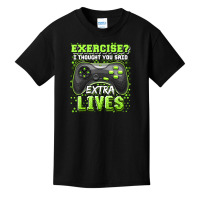 Extra Lives Video Game Controller Retro Gamer Boys Basic Youth T-shirt | Artistshot