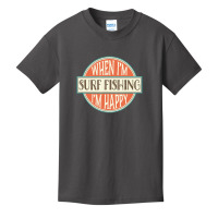 Surf Fishing Vintage Sports Fisherman Basic Youth T-shirt | Artistshot