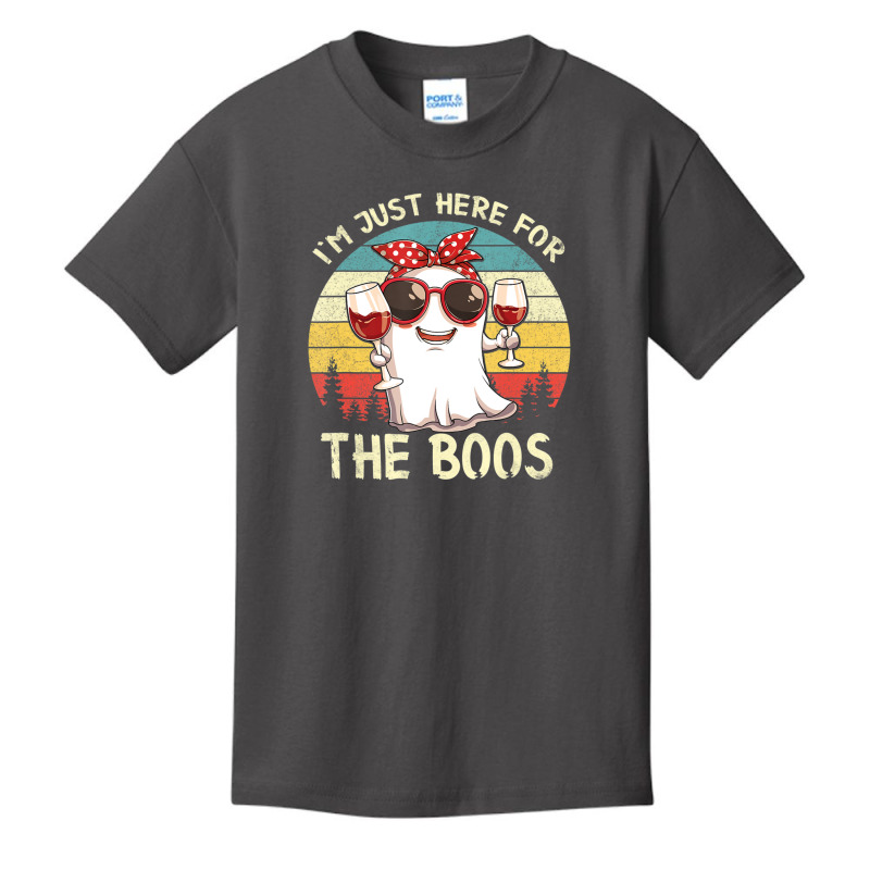 I'm Just Here For The Boos Halloween Outfit Women Basic Youth T-shirt | Artistshot