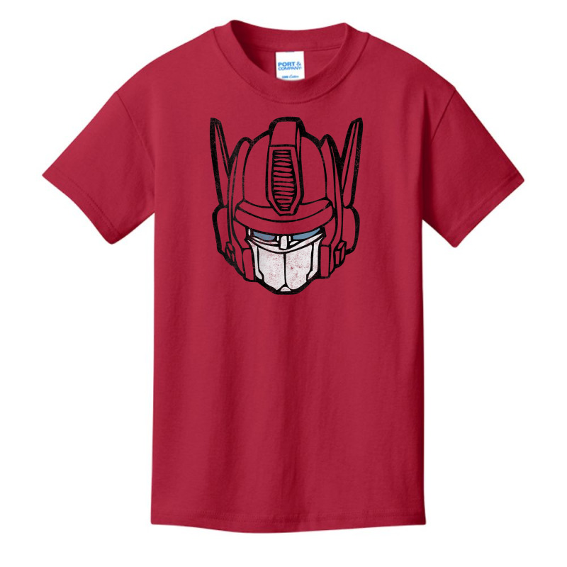 Transformers Optimus Prime Big Face V-neck Basic Youth T-shirt by PhamThinh | Artistshot