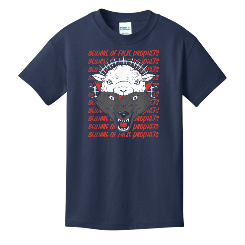 Wolf In Sheep's Clothing Beware False Prophets T Shirt Basic Youth T-shirt by cm-arts | Artistshot