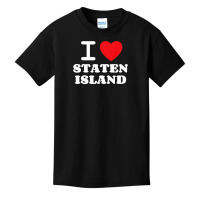 I Love Staten Island Premium T Shirt Basic Youth T-shirt | Artistshot