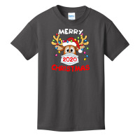 Reindeer In Mask Shirt Funny Merry Christmas 2020 T Shirt Basic Youth T-shirt | Artistshot