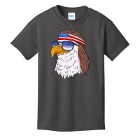 American Bald Eagle Mullet 4th Of July Usa Patriotic Basic Youth T-shirt | Artistshot