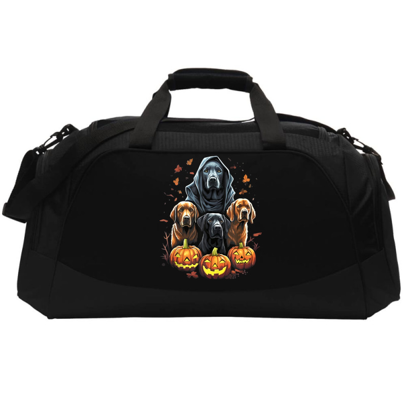 Labrador Retriever Black Lab   Yellow Lab Hallowee Active Duffel | Artistshot