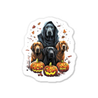 Labrador Retriever Black Lab   Yellow Lab Hallowee Sticker | Artistshot