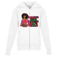 Chingona Afro Latina Youth Zipper Hoodie | Artistshot