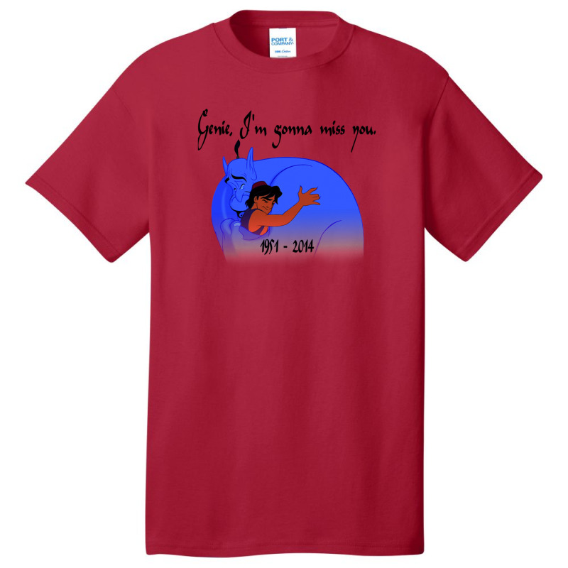 Rip Robin Williams - Genie Basic T-shirt | Artistshot