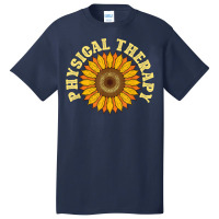 Yellow Flower Sunflower Hippie Pt Therapist Physical Therapy Basic T-shirt | Artistshot