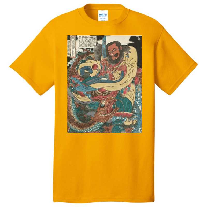 Water Margin, Gongsun Sheng, Kuniyoshi Utagawa, Water, Margin, Water M Basic T-shirt by SHOPOD445 | Artistshot