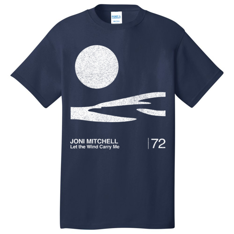 Joni Mitchell Joni Mitchell _ Let The Wind Carry Me _ Minimalist Graph Basic T-shirt | Artistshot