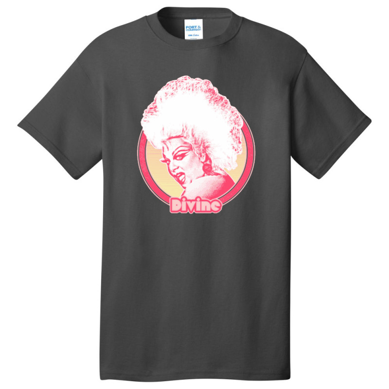 Divine Retro Fan Art Design Basic T-shirt by cm-arts | Artistshot