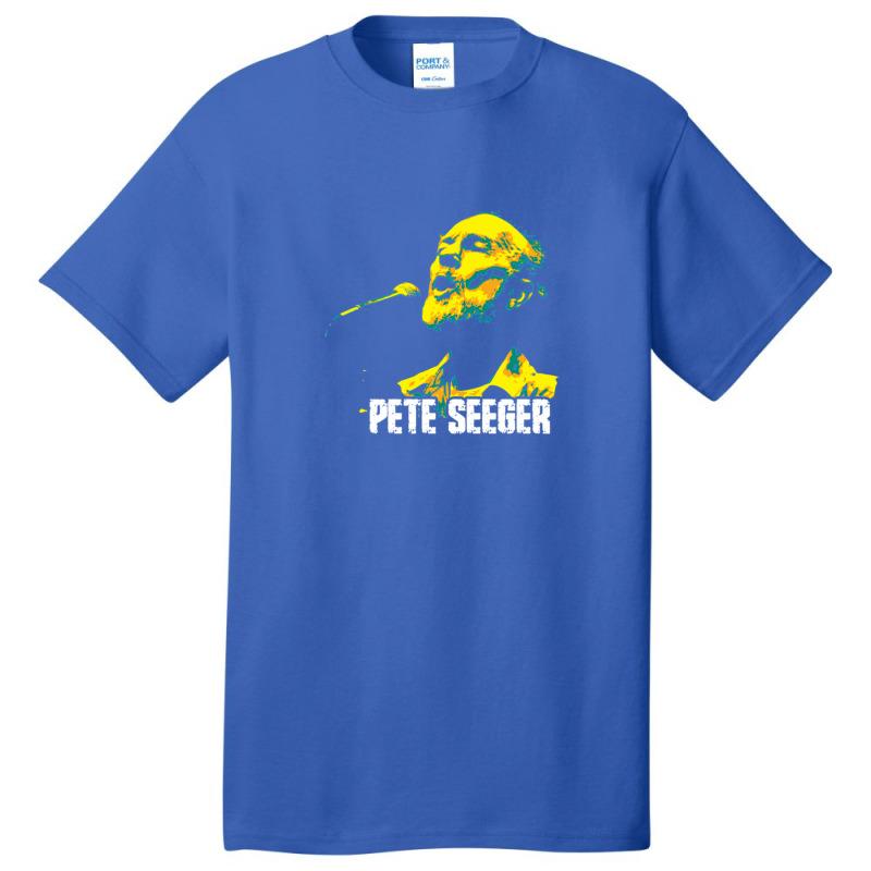 Pete Seeger Pete Seeger. Peter Seeger. Was An American Folk Singer And Basic T-shirt | Artistshot