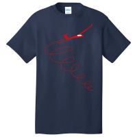 Sailplane In A Thermal Aviation Glider Pilot Basic T-shirt | Artistshot