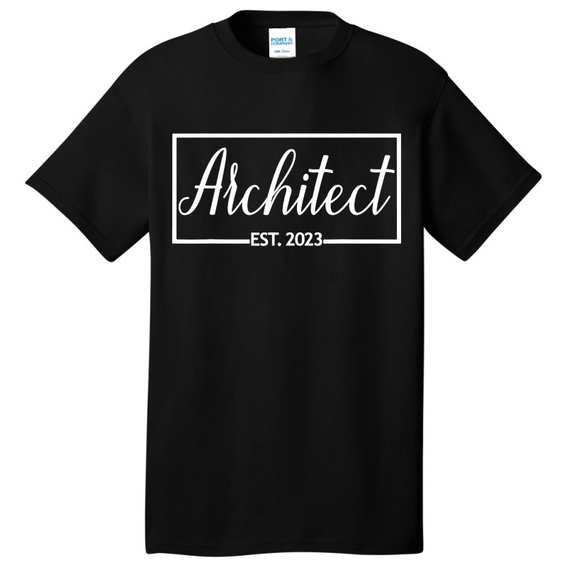 Est Architect Basic T-shirt | Artistshot