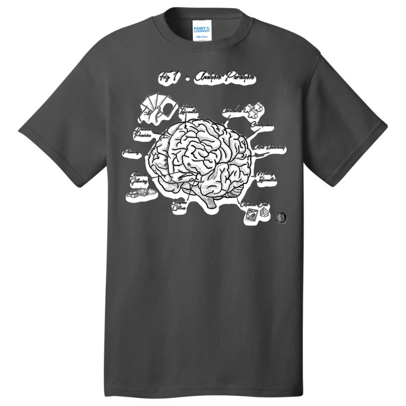 Analysis Paralysis Black Print Basic T-shirt by cm-arts | Artistshot