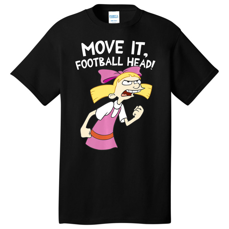 Hey Arnold Helga Move It Football Head Basic T-shirt by cm-arts | Artistshot