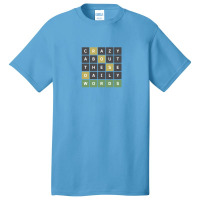 Crazy About These Daily Words (wordle Game) Basic T-shirt | Artistshot